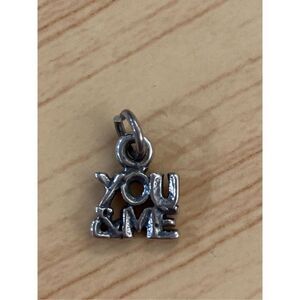 925 You & Me Sterling Silver Jewelry Charm